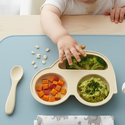 Assiette bébé ventouse | Antidérapante | Maman Magnifique