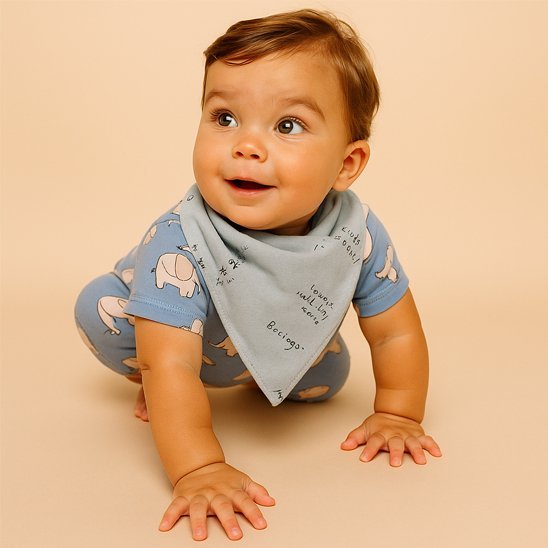 Bavoir Bandana Ultra-Absorbant | Élégant et Pratique | Maman Magnifique