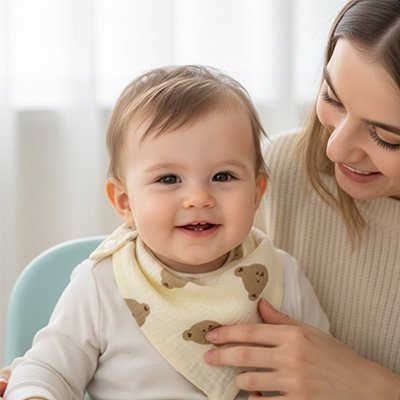 Bavoir Bandana Ultra-Absorbant | Confort et Style | Maman Magnifique