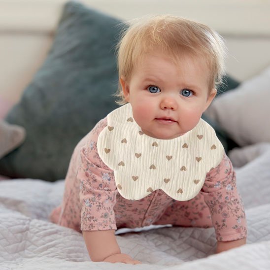 Bavoir Bébé Ultra-Absorbant | Protection Repas Quotidien | Maman Magnifique