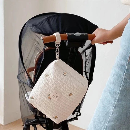 Sac à Langer MamHandbags Motif Olives | Élégance Nature | Maman Magnifique