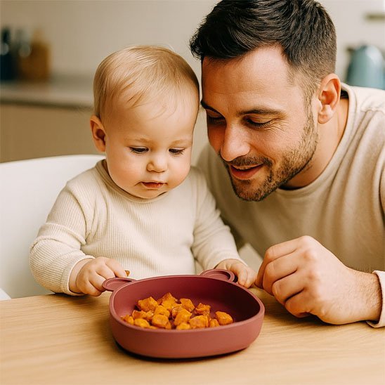 Assiette bébé ventouse | Antidérapante | Maman Magnifique