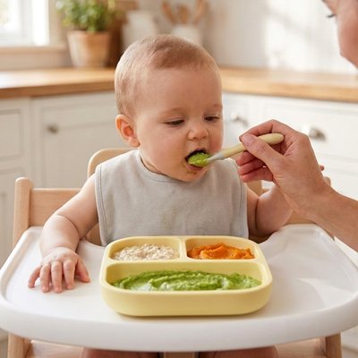 Assiette bébé ventouse | Antidérapante | Maman Magnifique