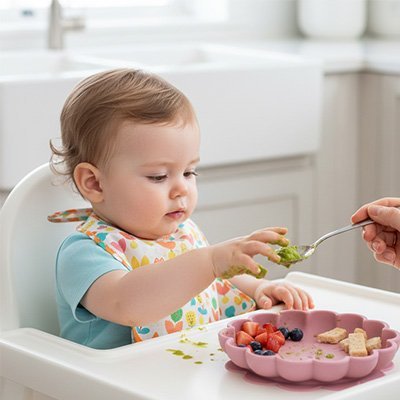 Assiette bébé ventouse | Antidérapante | Maman Magnifique