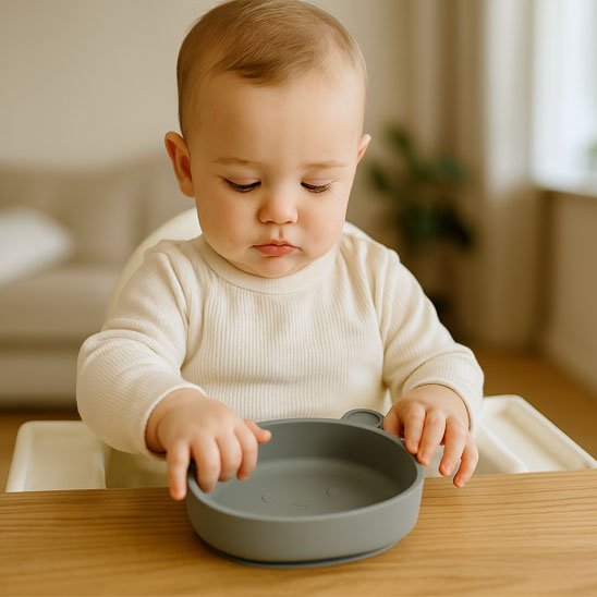 Assiette bébé ventouse | Antidérapante | Maman Magnifique