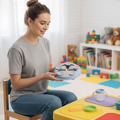 Assiette bébé ventouse | Antidérapante | Maman Magnifique