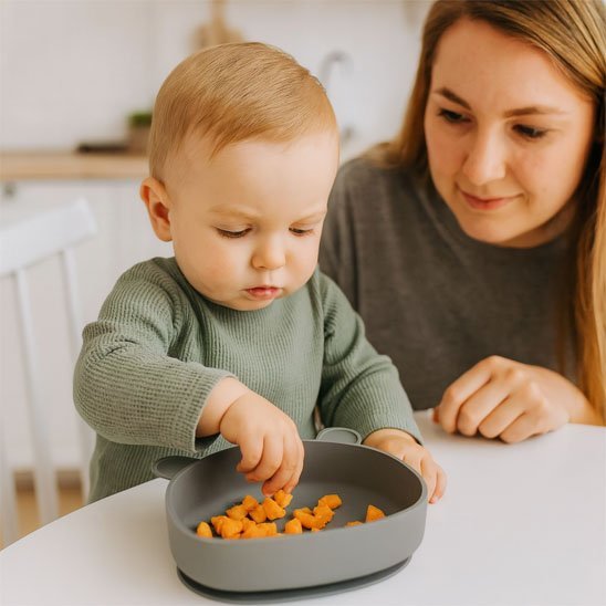 Assiette bébé ventouse | Antidérapante | Maman Magnifique