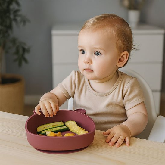 Assiette bébé ventouse | Antidérapante | Maman Magnifique