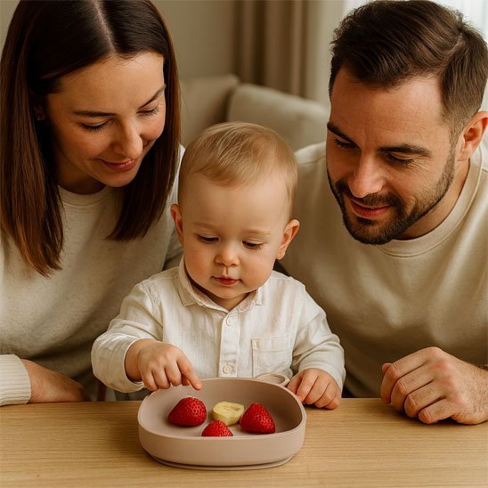 Assiette bébé ventouse | Antidérapante | Maman Magnifique
