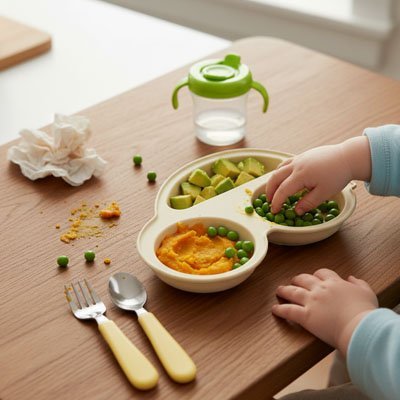 Assiette bébé ventouse | Antidérapante | Maman Magnifique