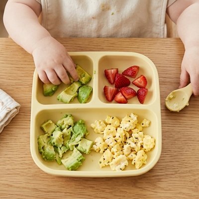 Assiette bébé ventouse | Antidérapante | Maman Magnifique