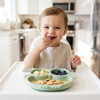 Assiette bebe ventouse | Antidérapante | Maman Magnifique