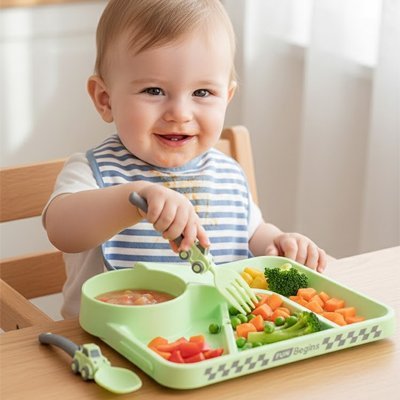 Assiette bebe | Antidérapante | Maman Magnifique