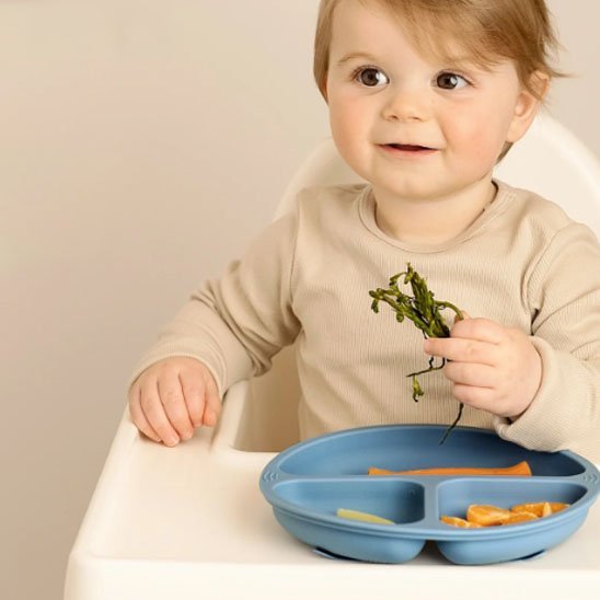Assiette bebe | Antidérapante Compartimentée | Maman Magnifique