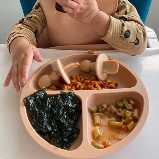 Assiette bebe | Antidérapante Compartimentée | Maman Magnifique