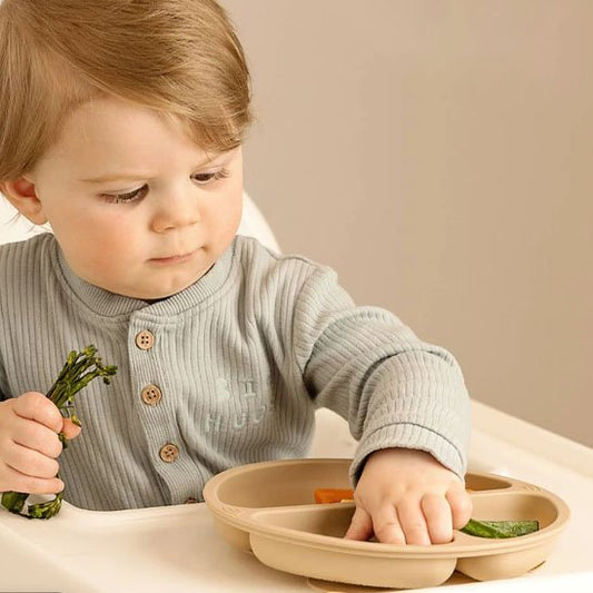 Assiette bebe | Antidérapante Compartimentée | Maman Magnifique