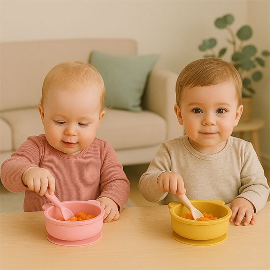 Assiette pour bebe | Antidérapante Incassable | Maman Magnifique