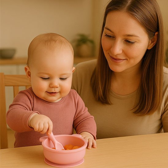 Assiette pour bebe | Antidérapante Incassable | Maman Magnifique