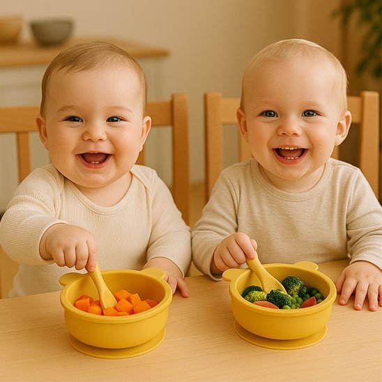 Assiette pour bebe | Antidérapante Incassable | Maman Magnifique