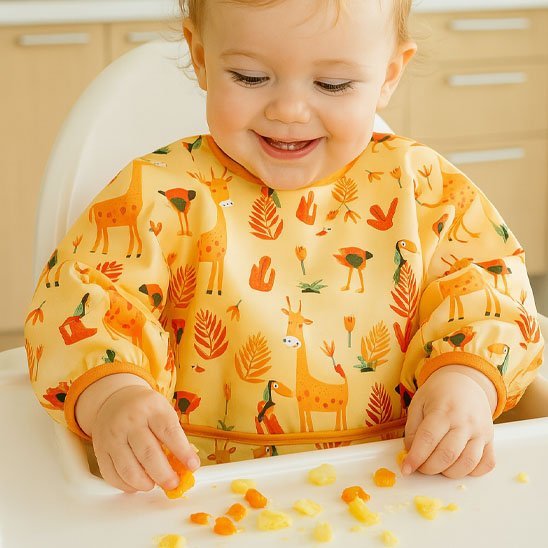 Bavoir Bébé Ultra-Doux | Absorbant Anti-Taches | Maman Magnifique