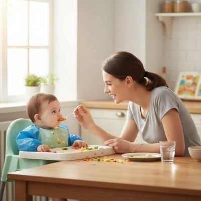 Bavoir manche longue 