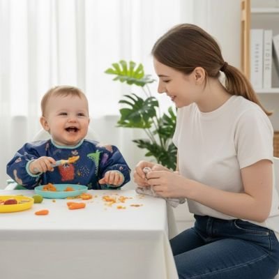 Bavoir manche longue 