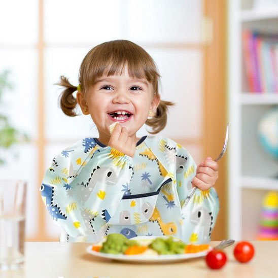 Bavoir manche longue