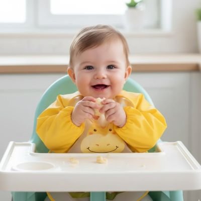 Bavoir manche longue 