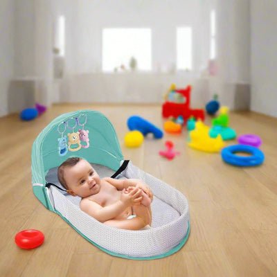 Berceau de Voyage - BabyNest™ - Vert - Maman Magnifique