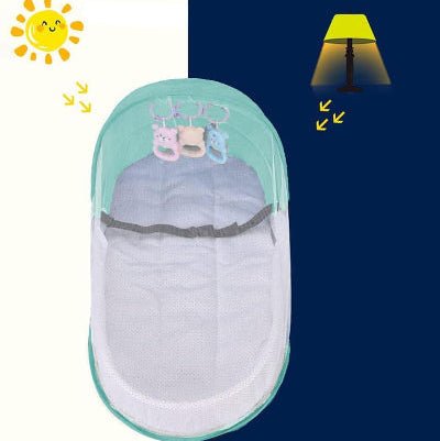 Berceau de Voyage - BabyNest™ - Vert - Maman Magnifique