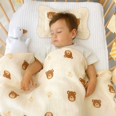 couverture bébé | Ultra-Douce Coton & Mousseline | Maman Magnifique