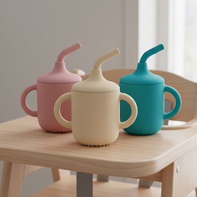 Gobelet bébé | Antifuite Ergonomique | Maman Magnifique