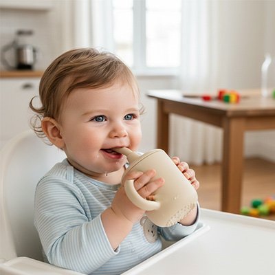 Gobelet bébé | Antifuite Ergonomique | Maman Magnifique