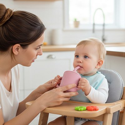 Gobelet bébé | Antifuite Ergonomique | Maman Magnifique