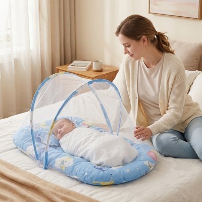 Lit moustiquaire bébé | Protection Optimale | Maman Magnifique