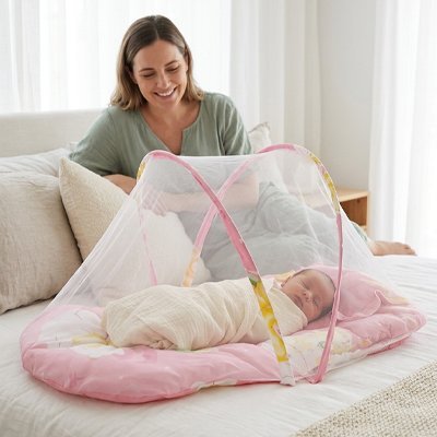Lit moustiquaire bébé | Protection Optimale | Maman Magnifique