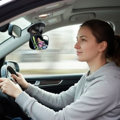 Miroir voiture bébé | Vision Sécurisée | Maman Magnifique