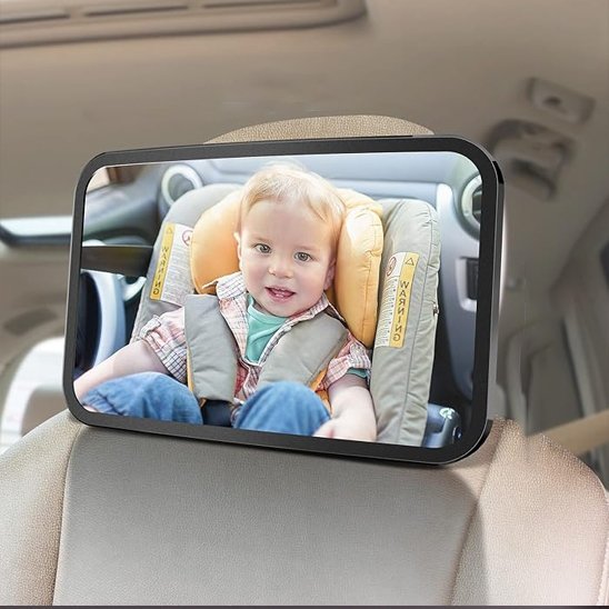 Miroir voiture bébé | Grand Angle Sécurité | Maman Magnifique