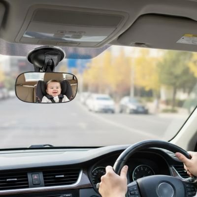 Miroir voiture bébé | Vision Sécurisée | Maman Magnifique