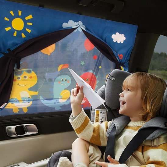 Pare-Soleil Voiture Bébé UV-Shield | Protection Vitre Auto | Maman Magnifique