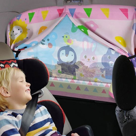 Pare-Soleil Voiture Bébé UV-Shield | Protection Vitre Auto | Maman Magnifique