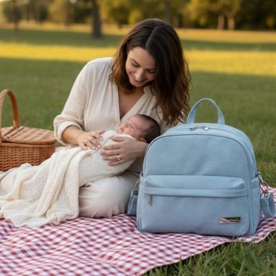 sac à Langer à Dos Pratique et Élégant | Mains Libres | Maman Magnifique