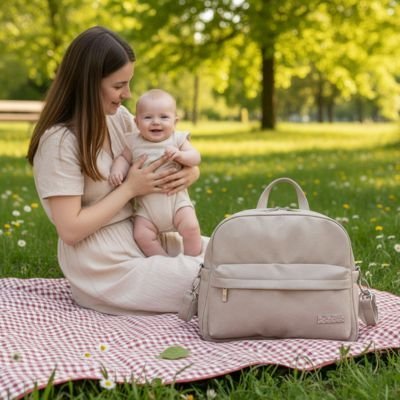 sac à Langer à Dos Pratique et Élégant | Mains Libres | Maman Magnifique