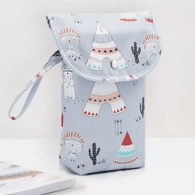 sac à langer BabyBags Gris | Sobre et Intemporel | Maman Magnifique