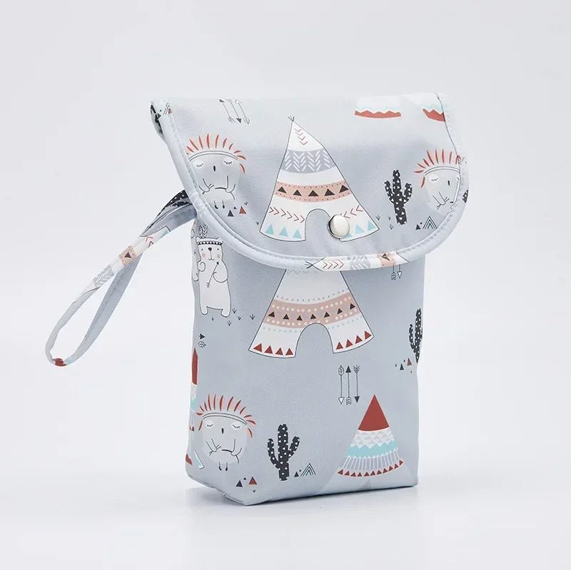 sac à langer BabyBags Gris | Sobre et Intemporel | Maman Magnifique