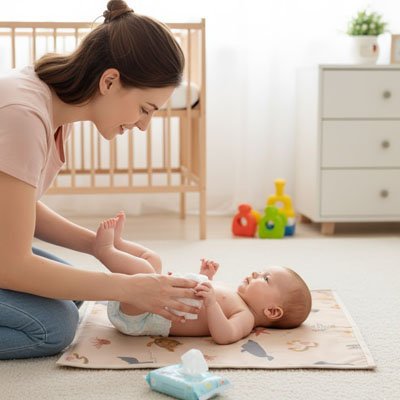 Tapis à langer nomade 