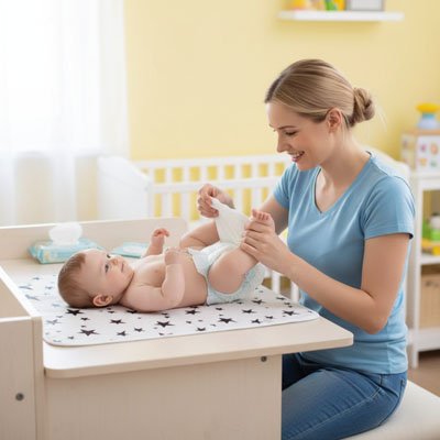 Tapis à langer nomade 