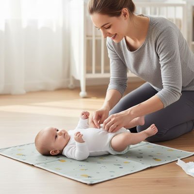 Tapis à langer nomade 