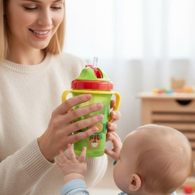 Verre bebe | Incassable Ergonomique | Maman Magnifique
