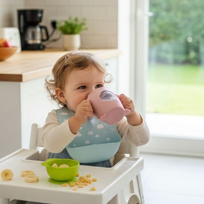 Verre bebe | Incassable Ergonomique | Maman Magnifique